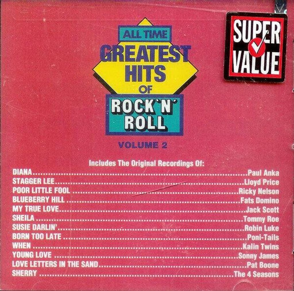 Various Artists - All Time Greatest Rock & Roll 2 (CD)