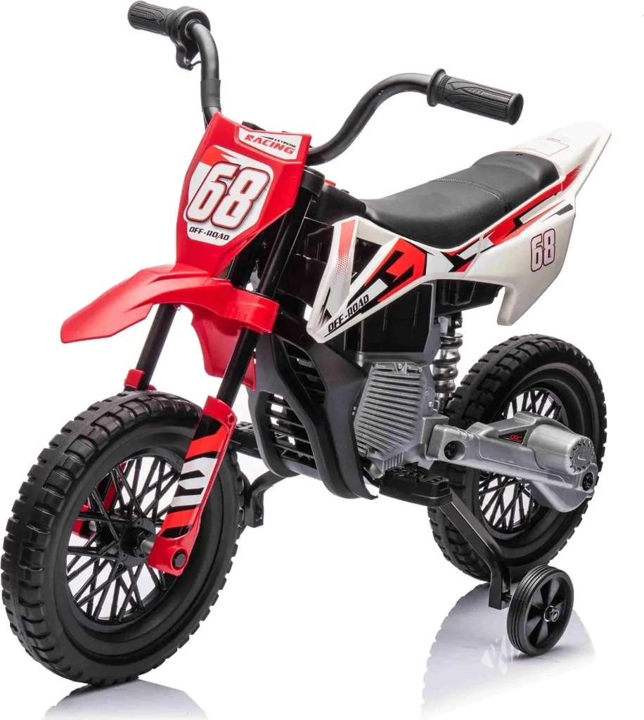 Moto électrique pour enfants style Motocross avec batterie 12 Volts