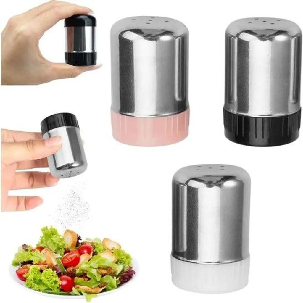 Évitez le sel humide avec nos mini-salières étanches en inox à emporter
