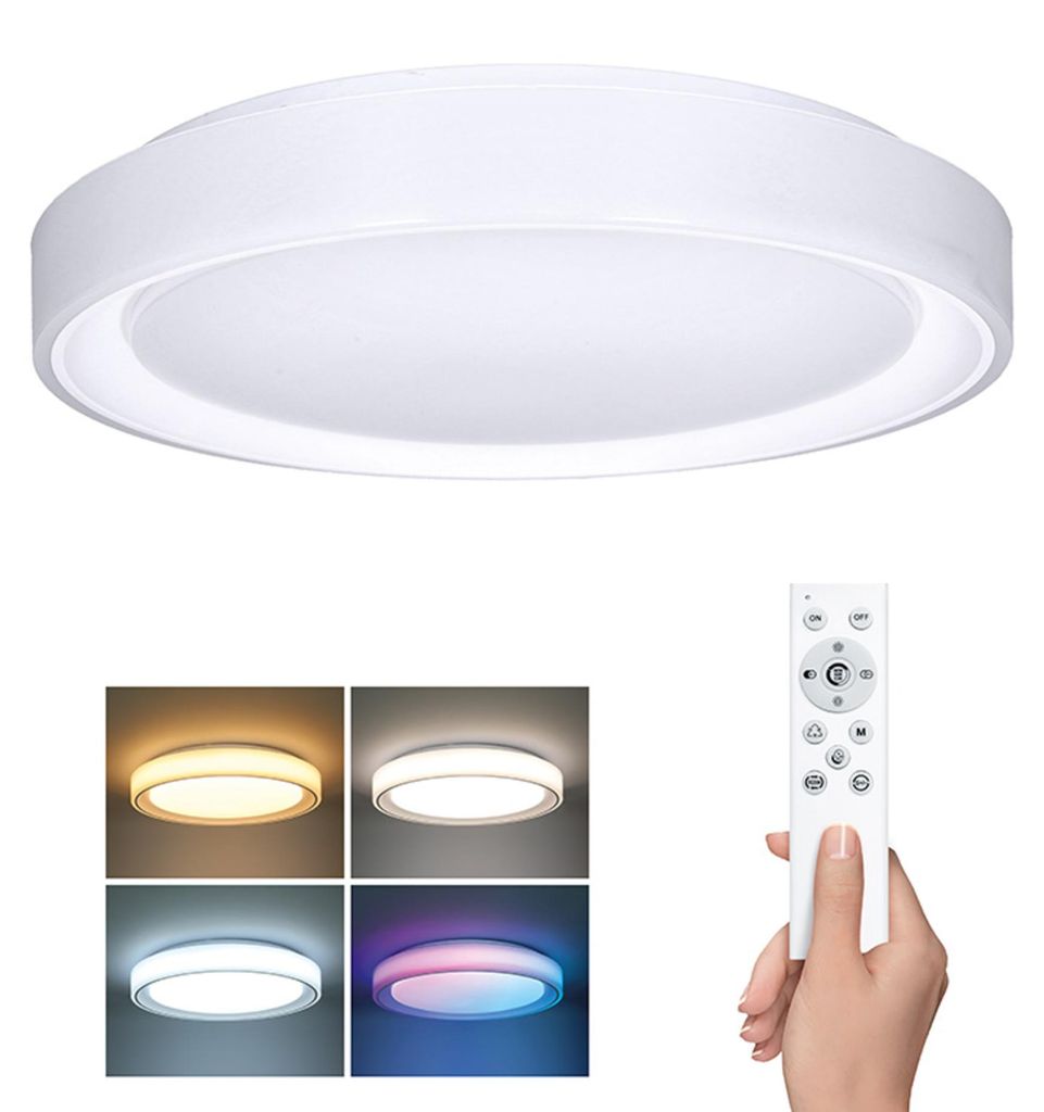 Stropní LED 400mm 30W+6W RGB 3-6000K CCT+DO 2100lm IP20 Obrázek produktu 