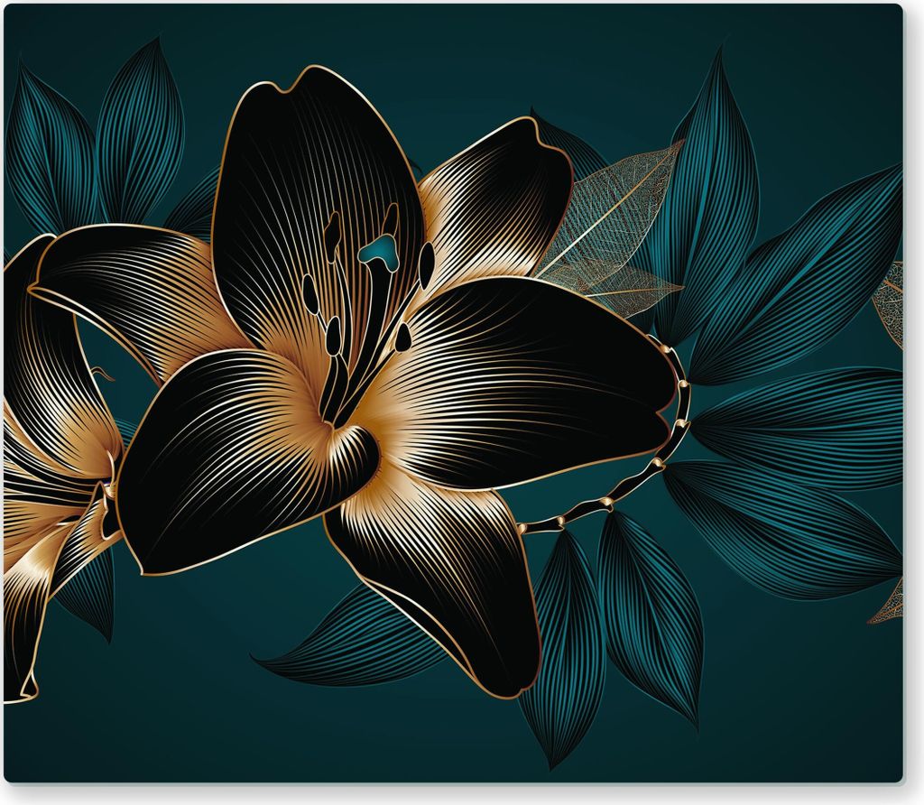 Küchenrückwand Aus Gehärtetem Glas – 150x60 Cm, Naturdesign, Als Spritzschutz & Deko, Einfach Zu Reinigen