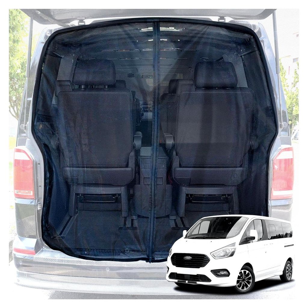 Magnetisches Fliegengitter für Camper und Wohnmobile | Kompatibel mit Ford Tourneo Custom 2012-2023 | Moskitonetz zum Schutz vor Insekten und Spinnen