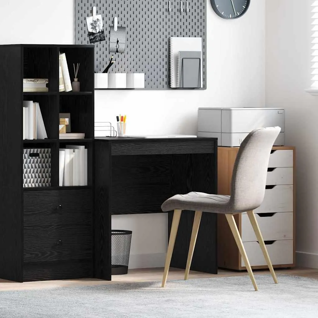 Scrivania Salvaspazio Maison Exclusive 70cm Rovere Nero: Arreda con Gusto
