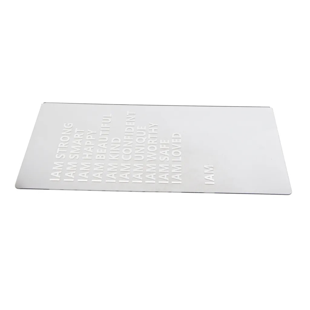 Regalo Specchio LED Motivazionale - Specchio Acrilico con Citazioni - 3