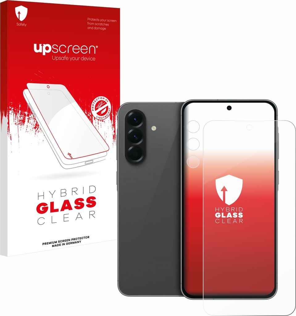 upscreen Schutzglas für Samsung Galaxy A56 5G Enterprise Edition (Display+Kamera) Schutzfolie Panzer Folie Glas Display Schutz klar