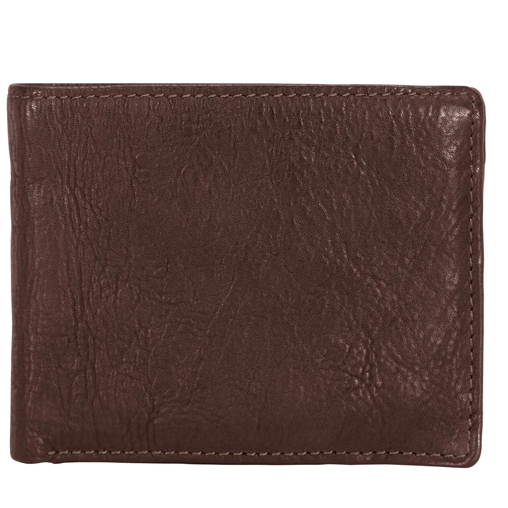 Petit Portefeuille Cuir Submarine Brun : Format Compact et Robuste - 3