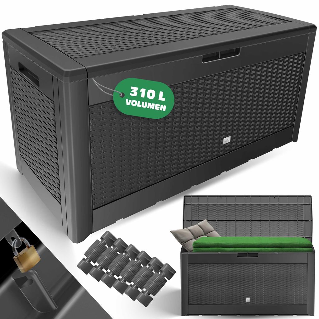 Boîte de rangement KESSER® pour coussins, 310 litres, avec Image du produit 