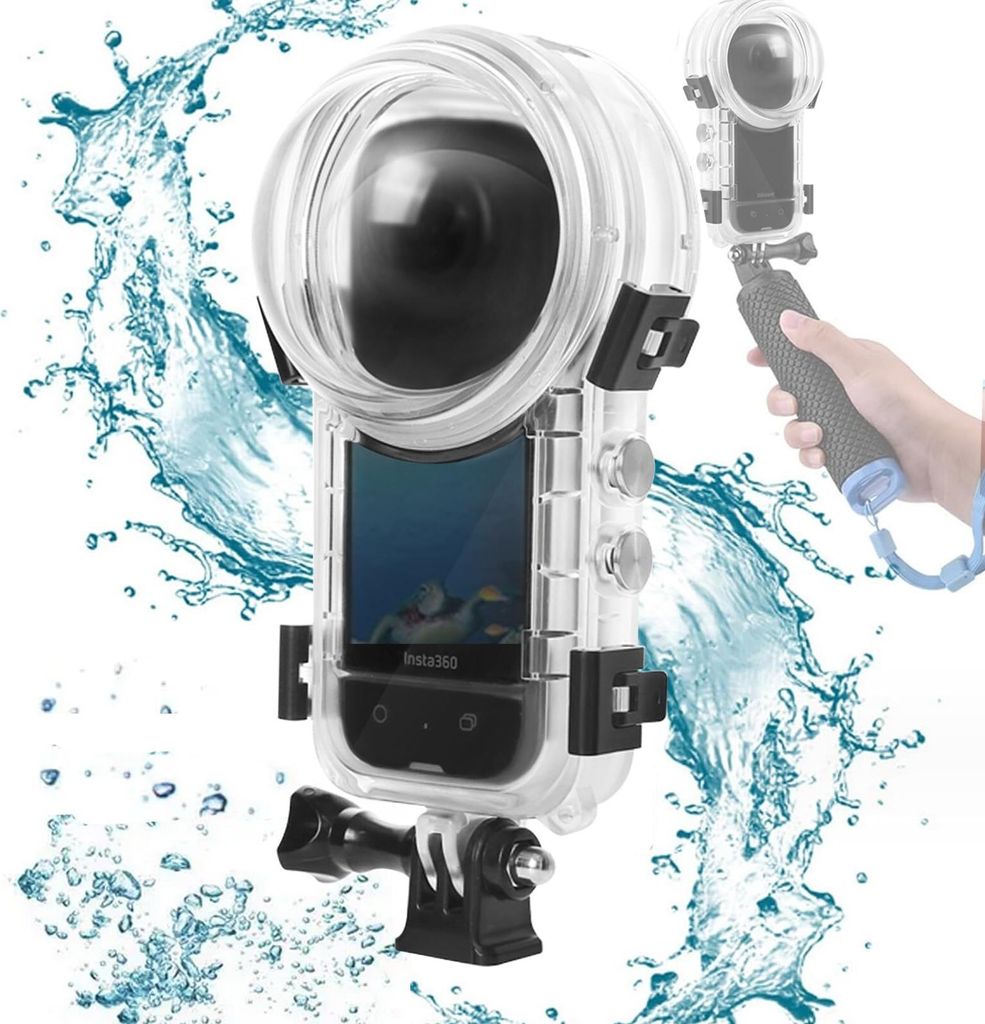 Wasserdichtes Gehäuse Für DJI Action 5/4/3 - Bis 50 Meter Tiefe Tauchfähig