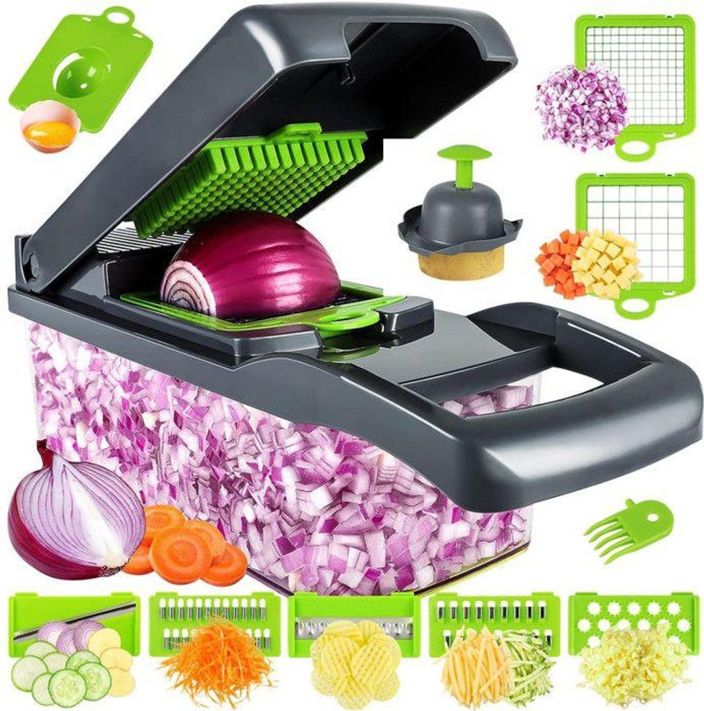 Multifunkční krouhač zeleniny 16 v 1, kráječ zeleniny, Obrázek produktu 