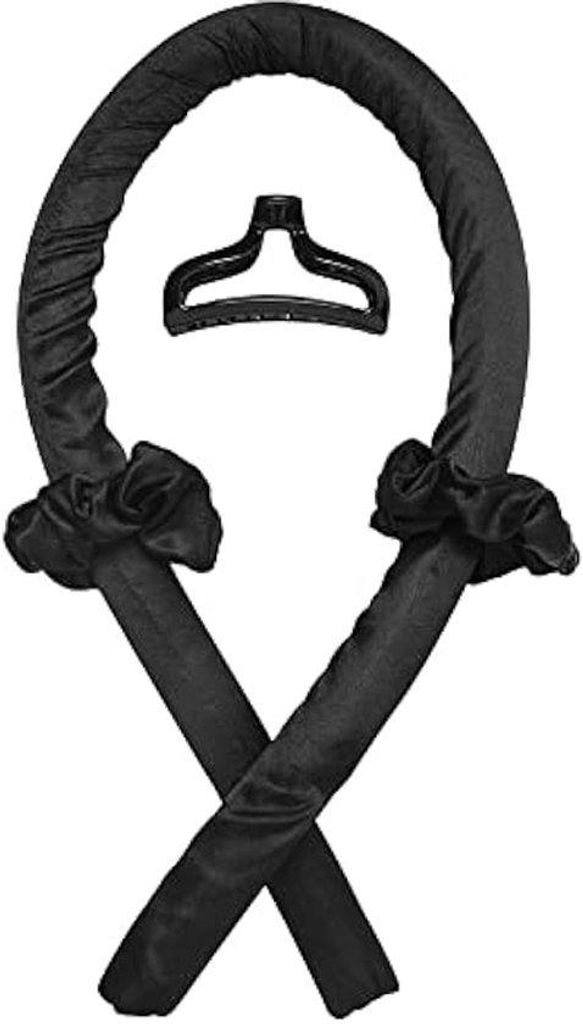 2-teiliger Krümmelstab ohne Hitze, Krümmelstab ohne Hitzeband mit Haarklemme, natürliche weiche Locken für faule Menschen DIY Krümmelstab, Sty...