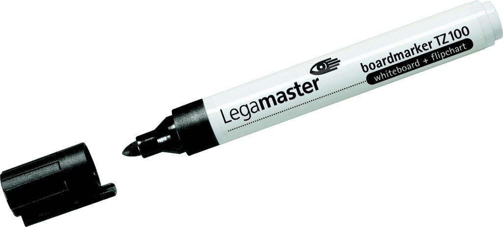 Legamaster TZ 100 Boardmarker schwarz, 10 Stück(e), Produktbild 