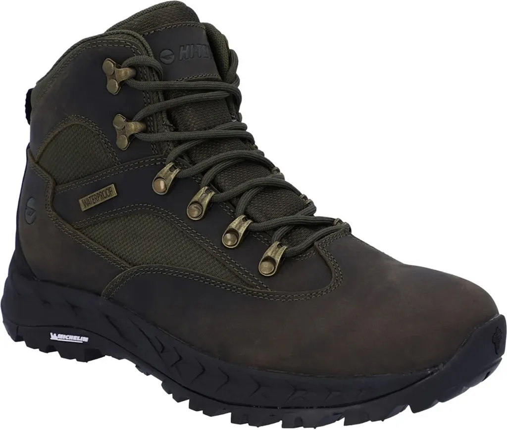 Bottes de randonnée pour hommes Hi-Tec Euro Trail en mesh respirant 45,5