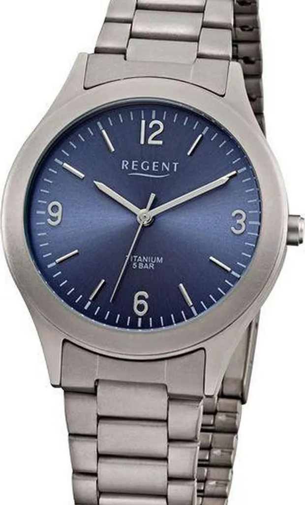 Montre Regent F-1438 Homme : Cadran Lisible et Bracelet en Acier Durable