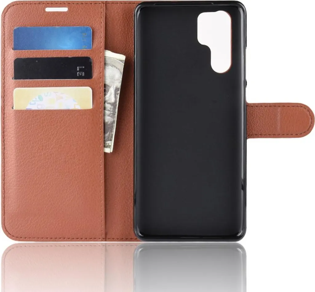 Cover a Libro Huawei P30 Pro Bianca - Design Elegante Flip Case - 4