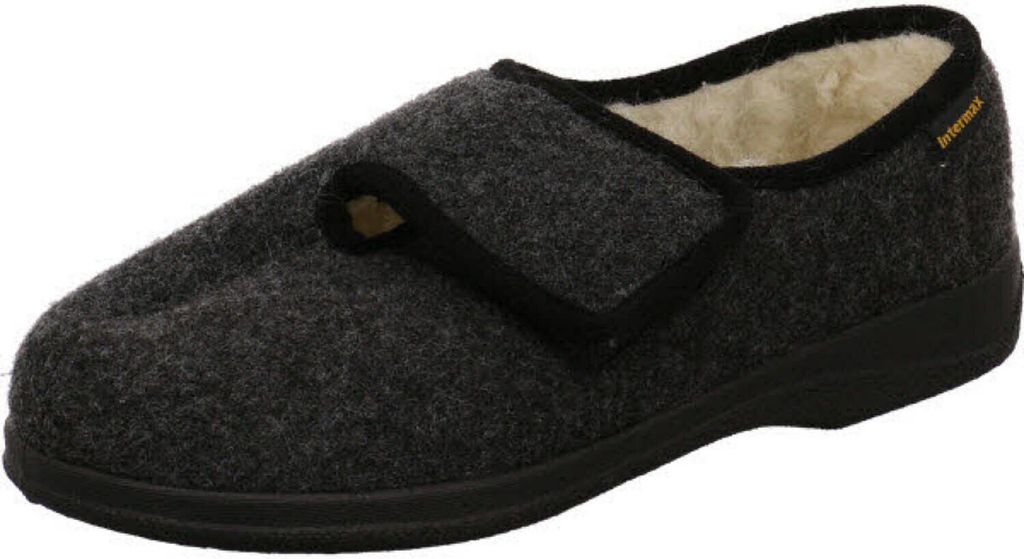 Intermax Herren Hausschuh grau