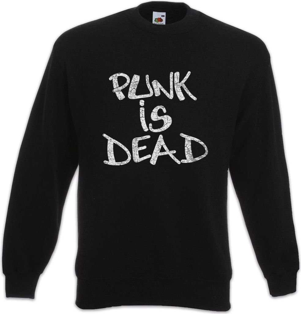 Urban Backwoods Punk Is Dead, Sweatshirt, Farbe: Schwarz, Größe: 3XL