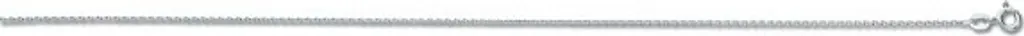 Catena Ancora Argento 925 Diamantata 1,20mm 45cm - Gioielleria Artigianale