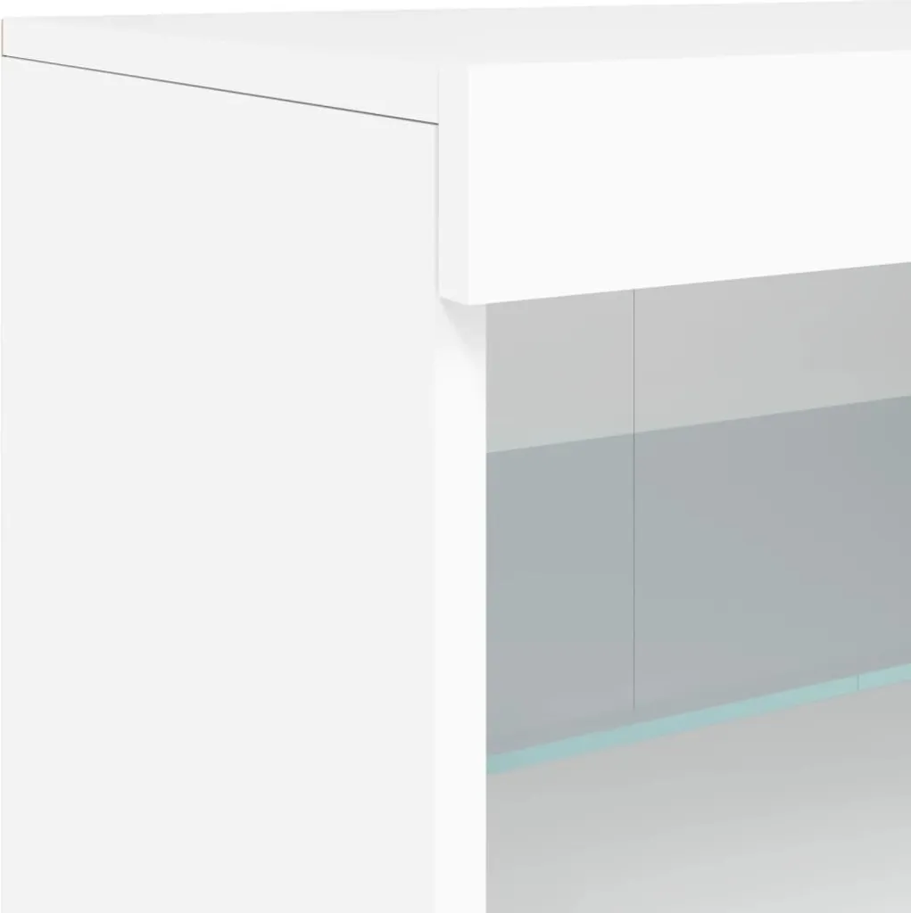 SYFAX™ Credenza con Luci LED Bianca 41x37x67 cm - 10
