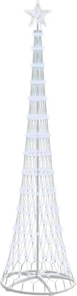 Sapin de Noël 290 LED Blanc Froid de 2,5m en Métal Haute Résistance