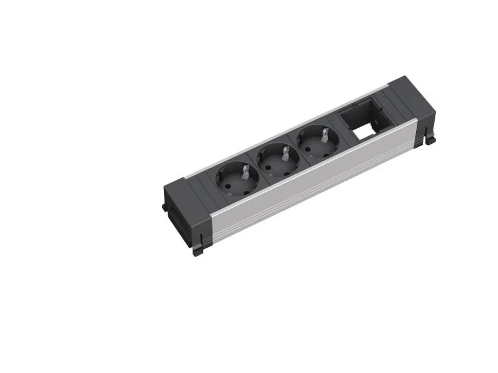 Inserto Bachmann CONFERENCE TOP FRAME 3 Prese Schuko + 1 Modulo ABD