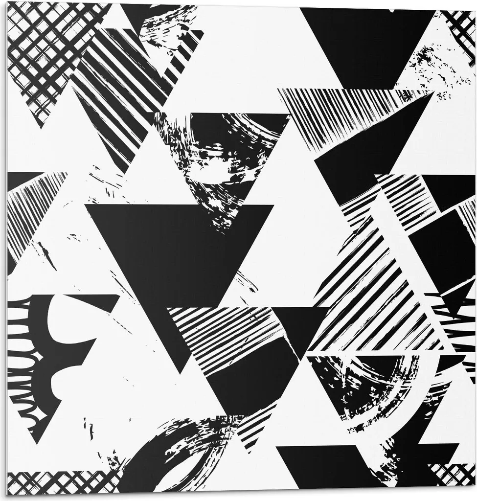 Piastrelle Autoadesive 3D PVC Geometriche 30x30cm - Set 9 Pezzi Parete