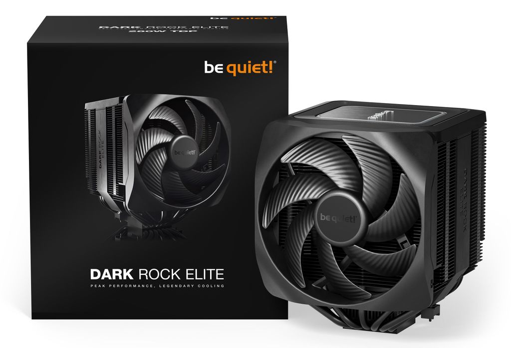 be quiet! Dark Rock Elite, Luftkühlung, 13,5 cm, Schwarz Produktbild 