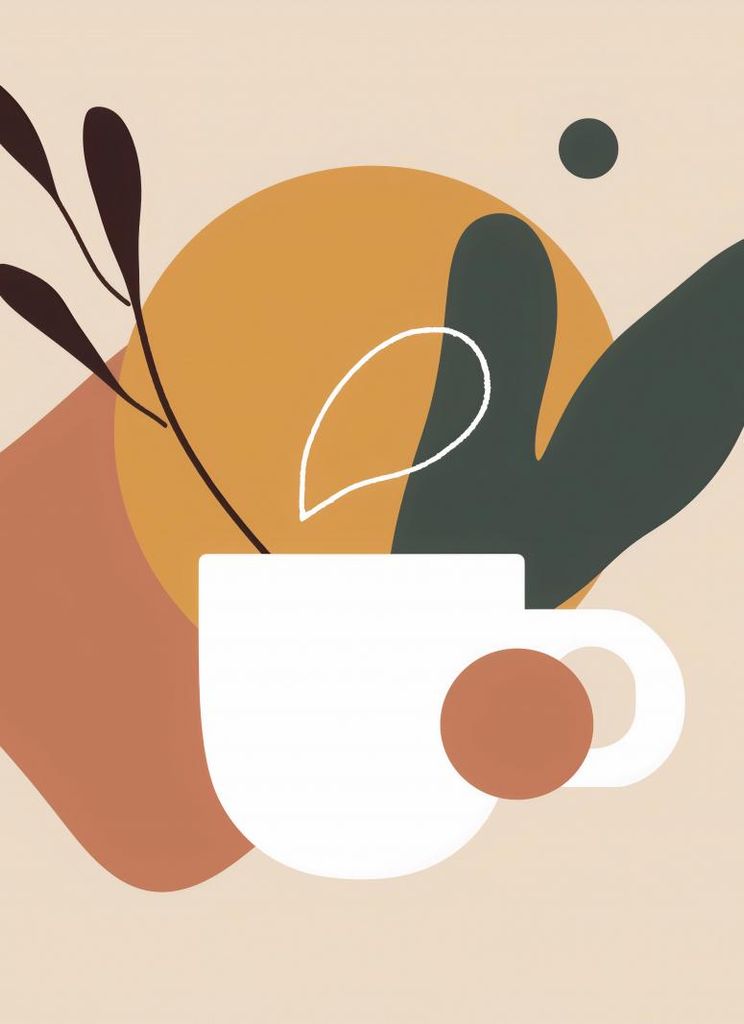 Plakat 40x55cm Morgenkaffee
