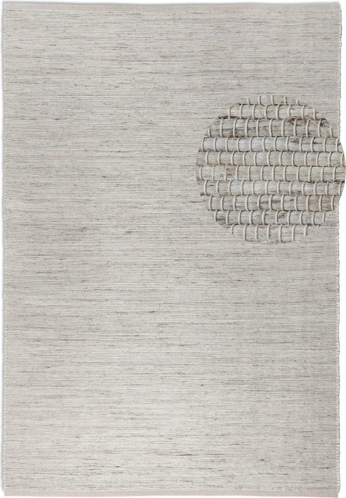 Tapis Hanse Home Handloom 1.0 Jute Dhaka Naturweiß Ivory Premium