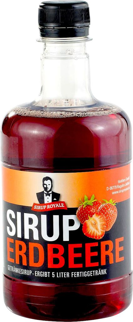 Sirup Royale Erdbeere Getränkesirup 0,5 L EW Drinks Produktbild 