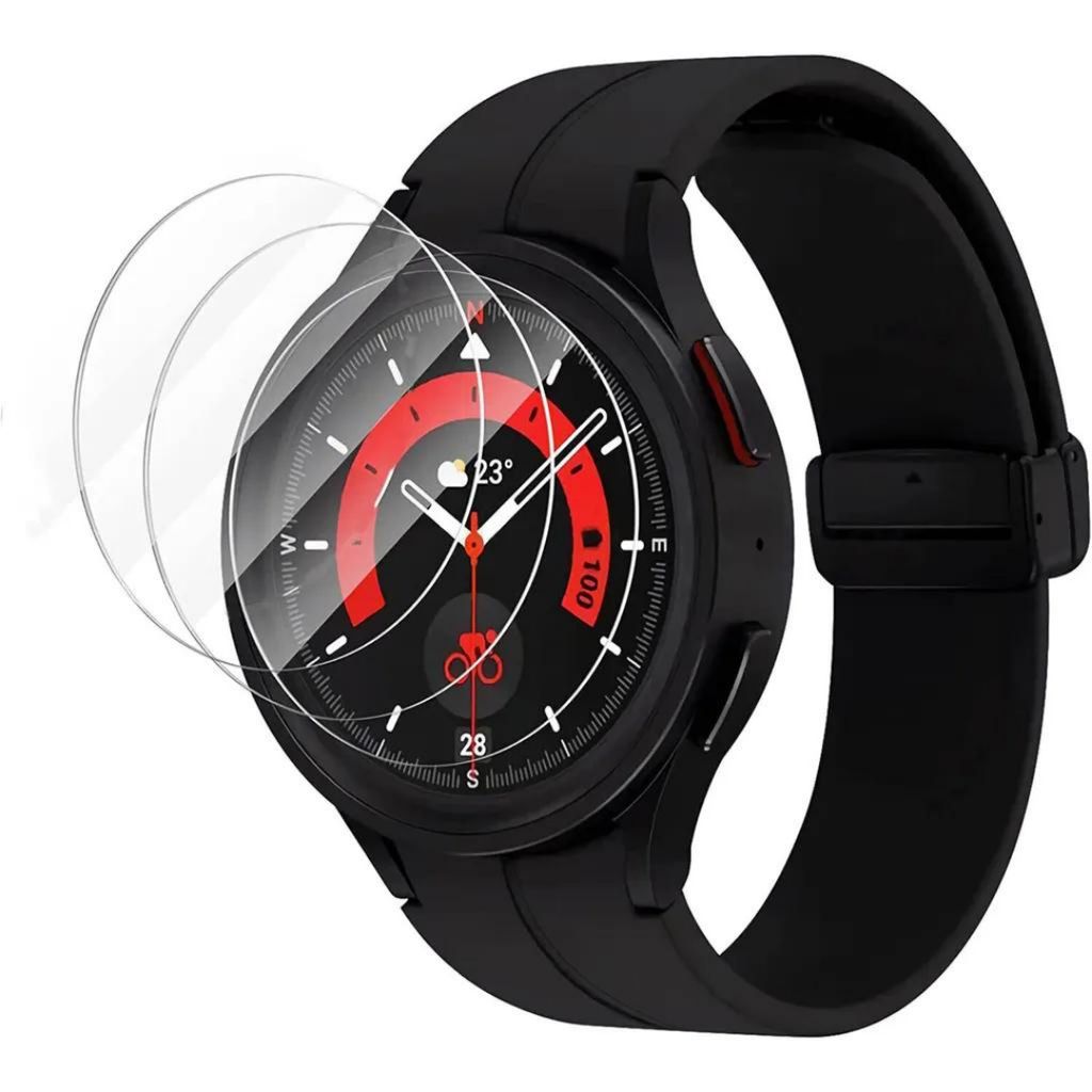 3X Hartglas für Samsung Galaxy Watch 7 44mm Schutzglas Produktbild 