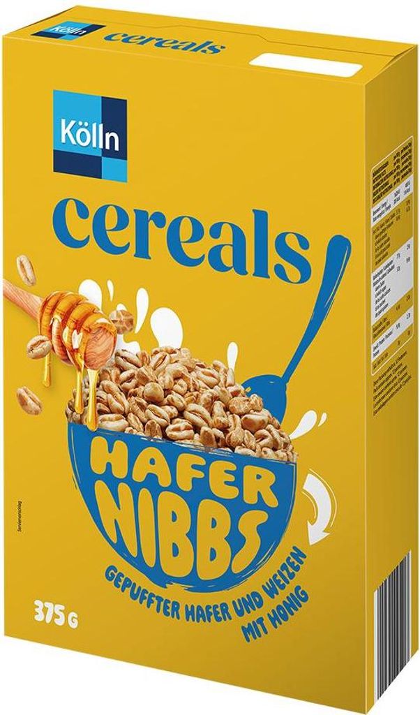 Kölln Cereals Hafer NIBBS Honig, 375g von Kölln Produktbild 