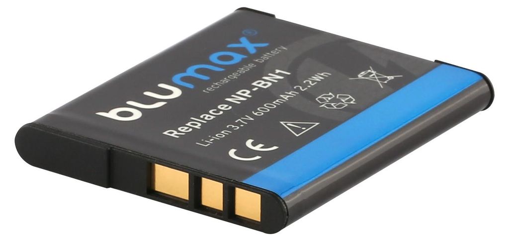 Blumax Akku | für Sony NP-BN1 Digitalkamera | Kapazität Produktbild 