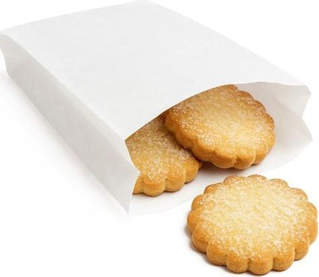 Papiertüte für Geschenke, gefaltet, Packung 180 x 350, WEISS, 1000 Stück
