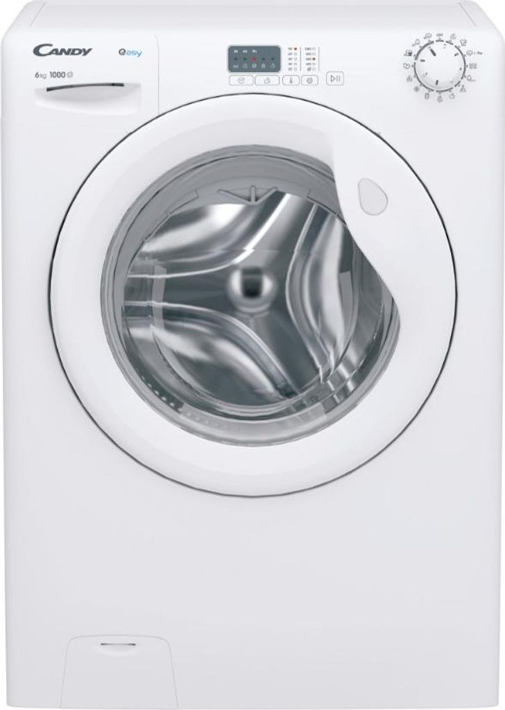 Candy EY4061DW4/1-S, Přední plnění, 6 kg, C, 77 dB, 1000 Obrázek produktu 