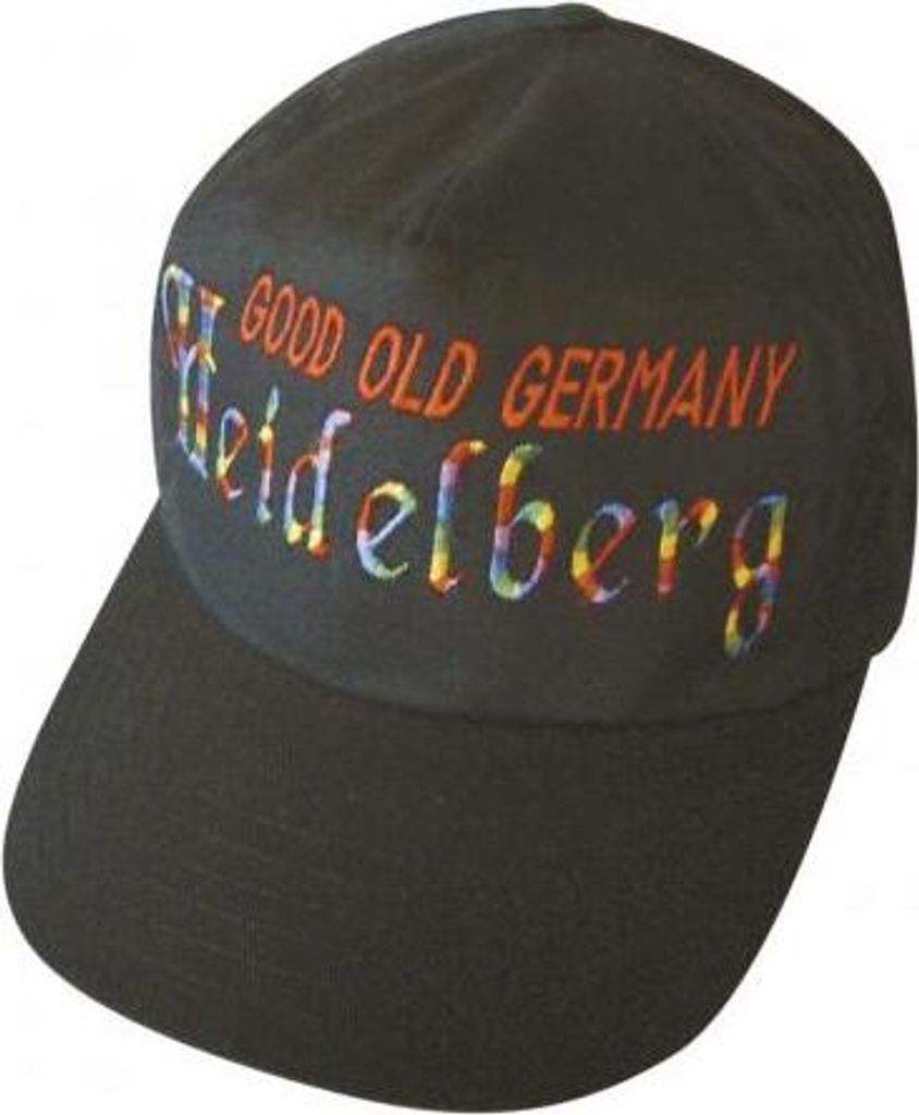 Baseballcap mit Einstickung - Good old Germany Heidelberg - 69267 schwarz