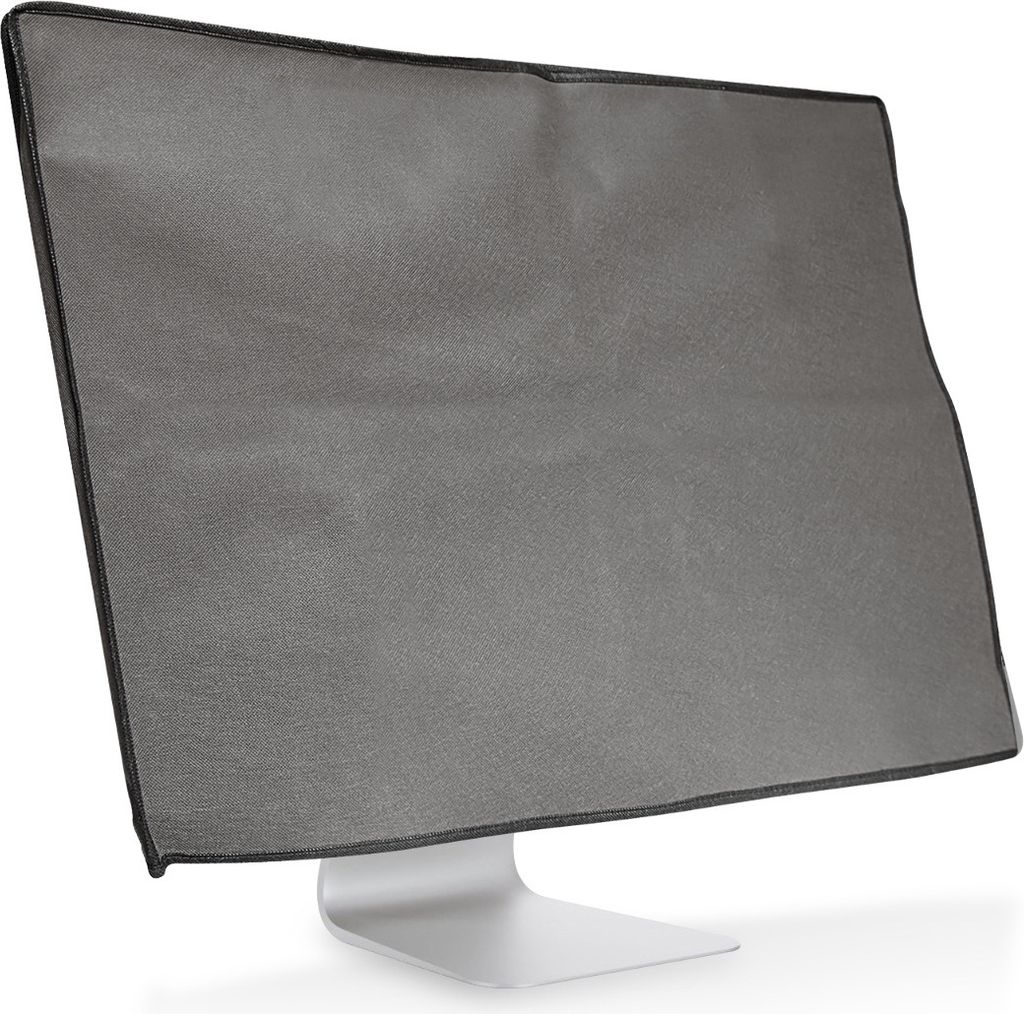 kwmobile Schutzhülle kompatibel mit 20-22" Monitor - Hülle PC Bildschirm - Computer Cover Case - Dunkelgrau