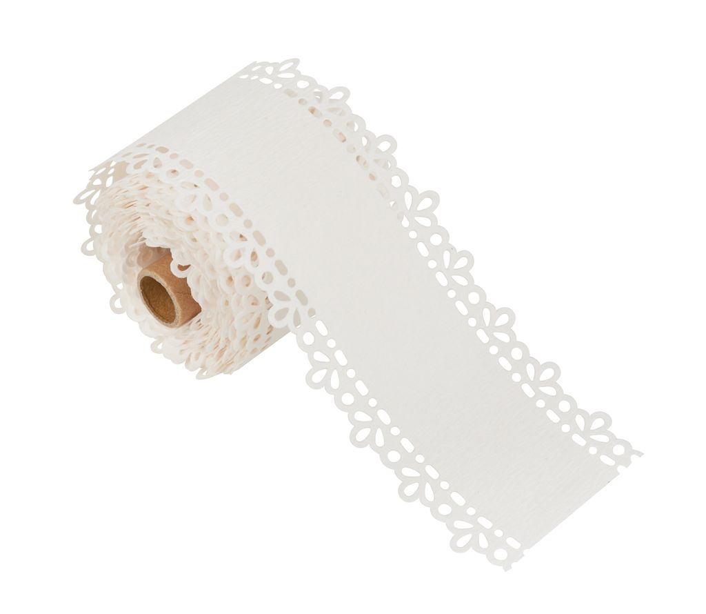 HEYDA 204880078 Papierspitze selbstklebend 2 m x 30 mm Papier weiss