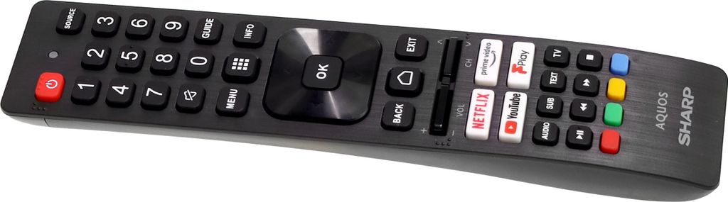 SimplyAll Telecomando Sostitutivo Per TV Sharp 37ET-35H - Diretto, Non Universale, Con Batterie Incluse, Garanzia 1 Anno - 2