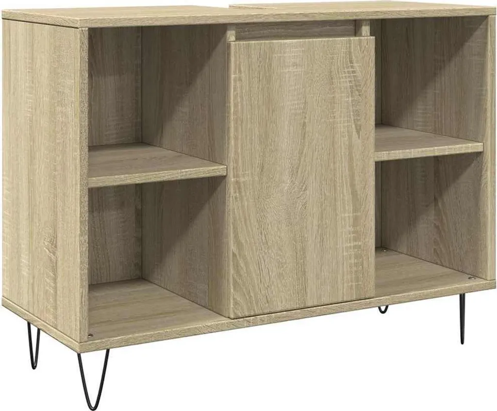 Mobile Sottolavabo 80cm Rovere Sonoma - vidaXL Bagno Moderno
