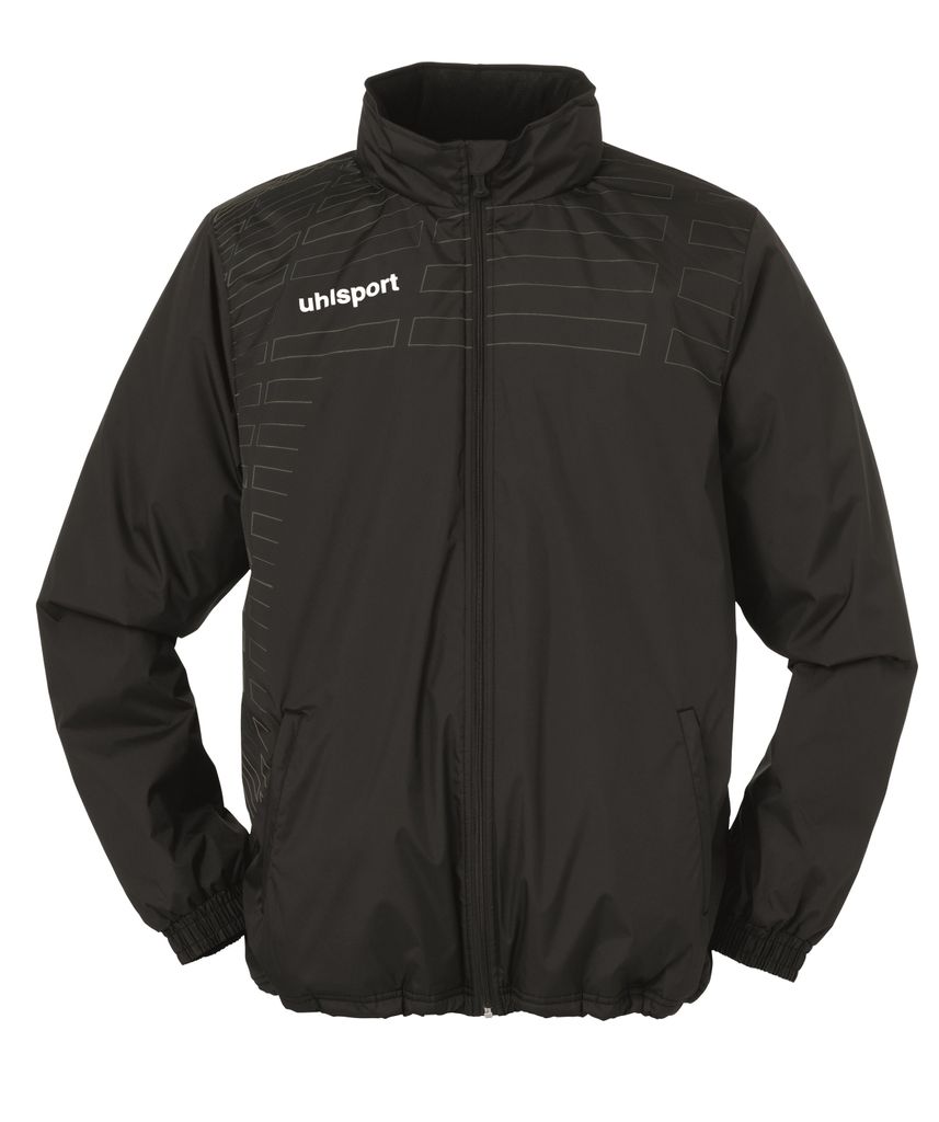 Uhlsport Match Coach Jacke - schwarz/grau- Größe: XXS, 100513201