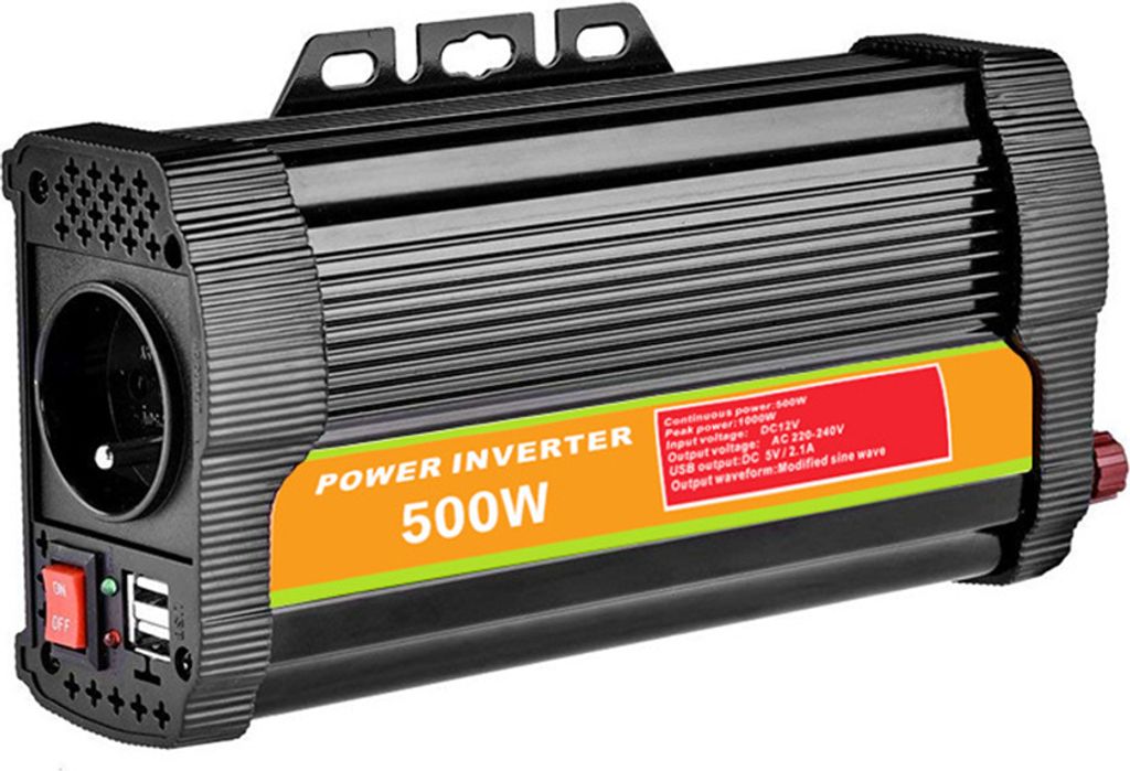 500 W Auto Inverter 12V24V zu 220V Solar System Off-Grid Converter 12V-220 V orange