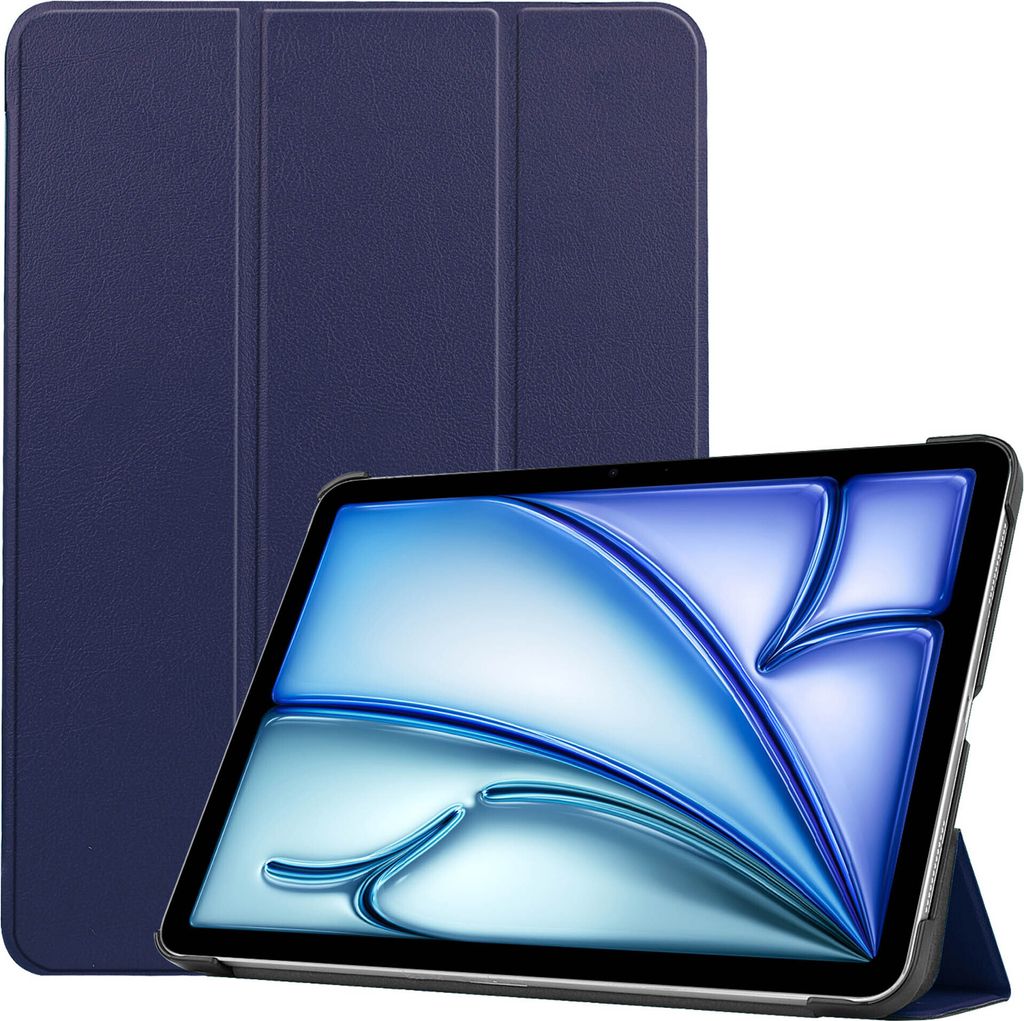 imoshion Trifold Klapphülle iPad Air 13 Zoll (2025) M3 / (2024) M2 - Dunkelblau