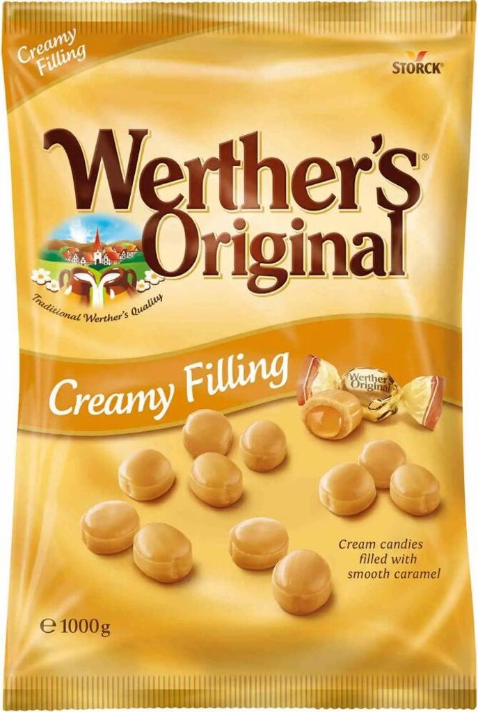Storck Werther's Original s krémovou náplňou 1000 g Obrázok produktu 