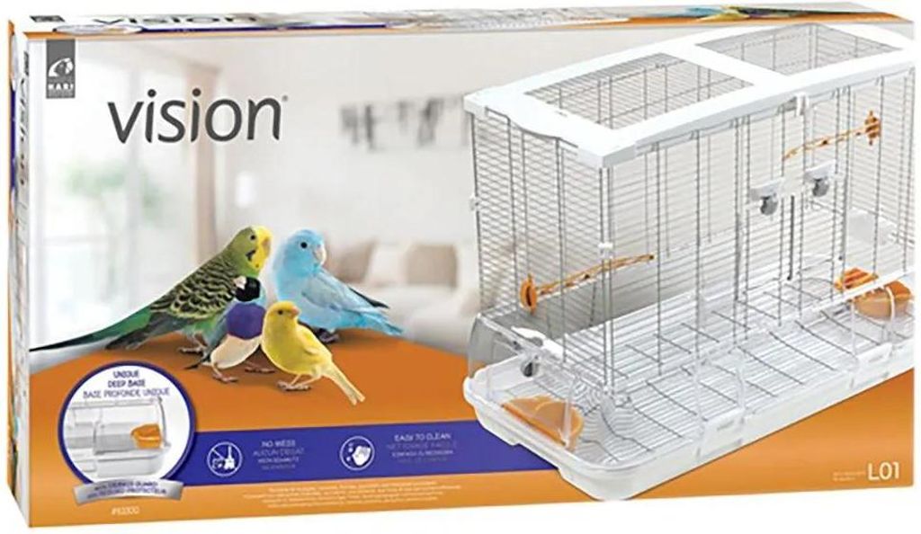 Hari L01 Vogelkäfig Weiß Weiß One Size