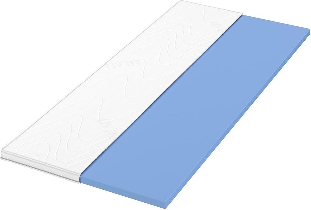 Matratzentopper - 180 x 200 cm - Viscoschaumkern - Doppeltuchbezug - mit Reißverschluss