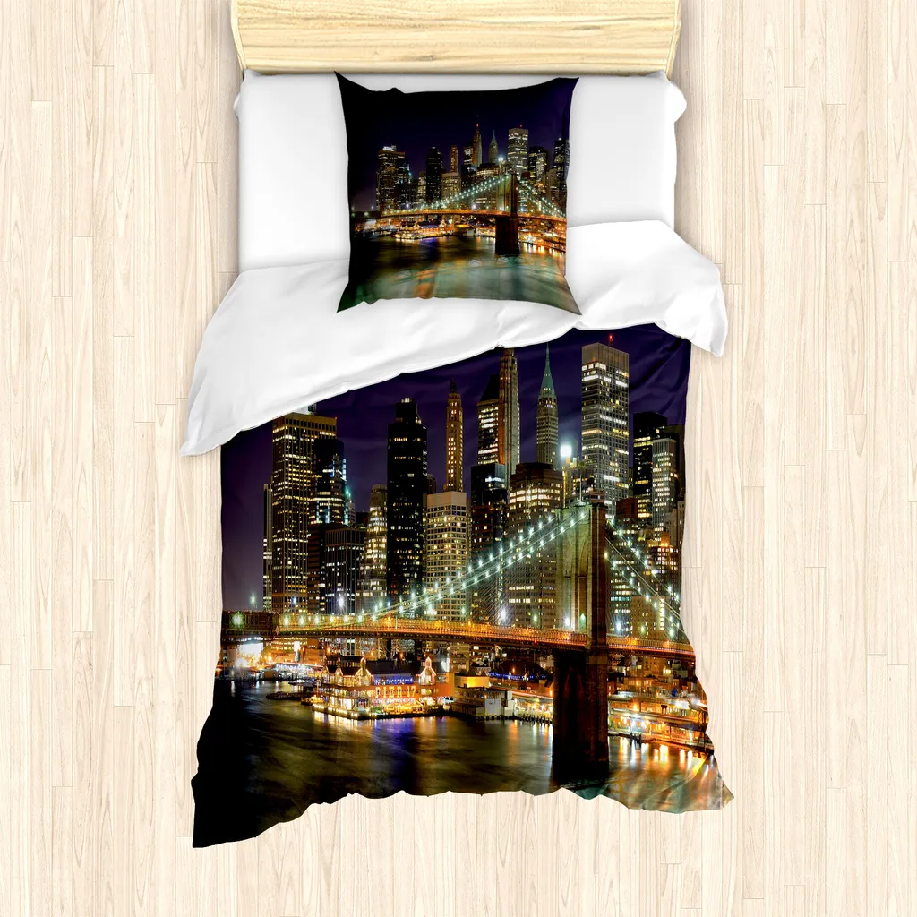 Set Letto Singolo 135x200 Antiacaro ABAKUHAUS Viola per Bambini