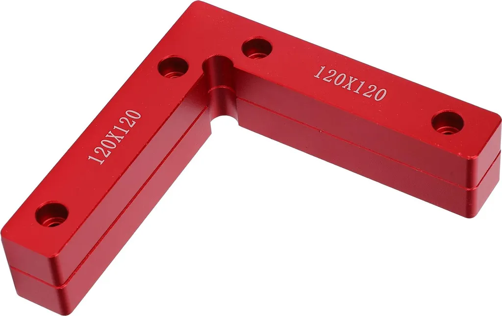 Positionneur d'angle droit 120mm pour assemblage bois et menuiserie DIY