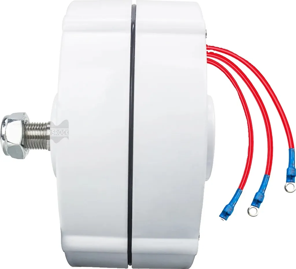 Petit alternateur éolien 12V 100W, moteur à aimants permanents robuste