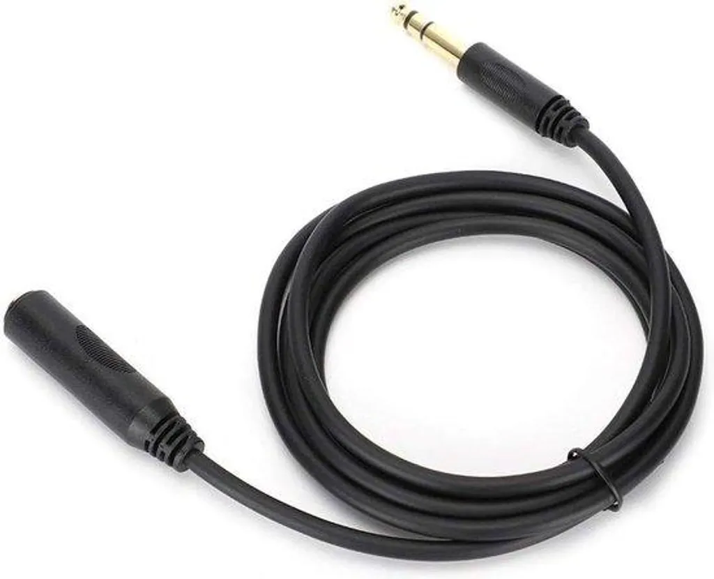 Câble Jack 6,35 mm Haute Qualité Sonore - Gaine PVC Renforcée 1,8m
