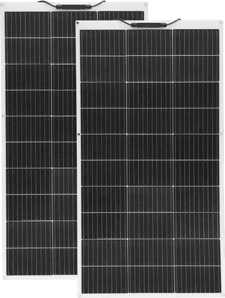 Double panneau solaire souple 12V pour camping-car et nautisme extérieur